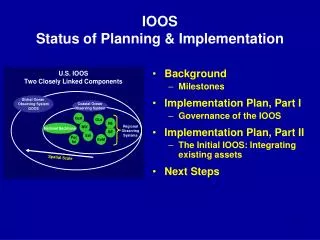 IOOS Status of Planning &amp; Implementation