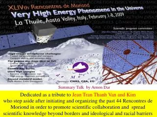 Dedicated as a tribute to Jean Tran Thanh Van and Kim