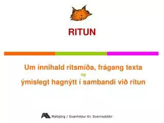 ritun