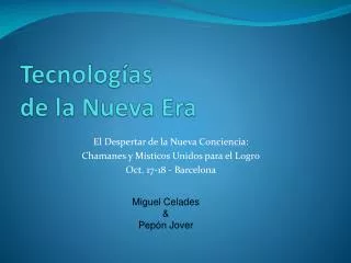 tecnolog as de la nueva era