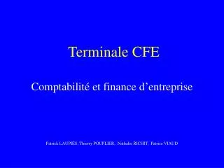 terminale cfe