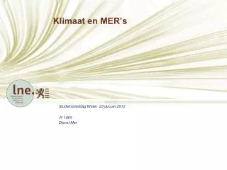 klimaat en mer s