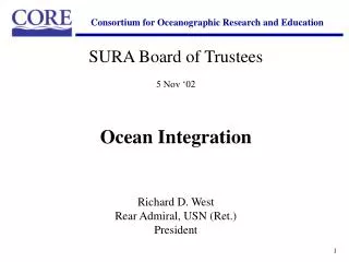 Consortium for Oceanographic Research and Education