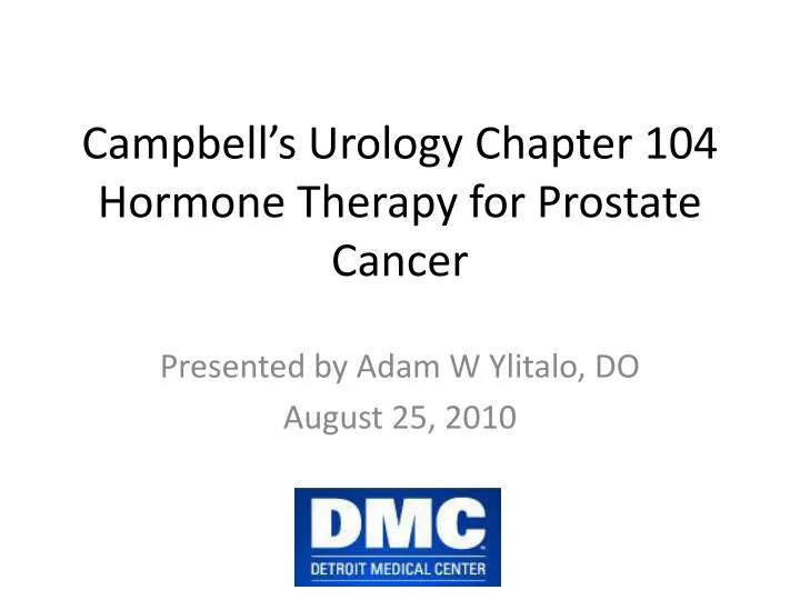 campbell s urology chapter 104 hormone therapy for prostate cancer