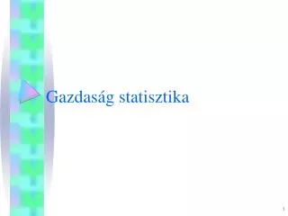 gazdas g statisztika