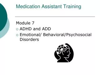 Medication Assistant Training