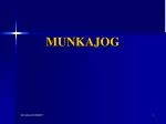 MUNKAJOG - slide 1