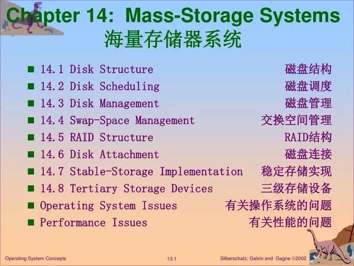 chapter 14 mass storage systems