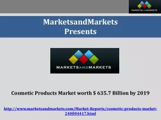 Cosmetic Products Market