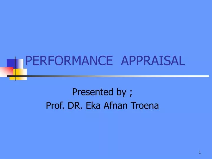 performance appraisal