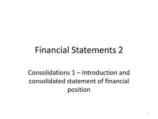 Financial Statements 2