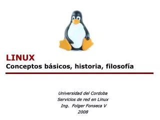 linux conceptos b sicos historia filosof a