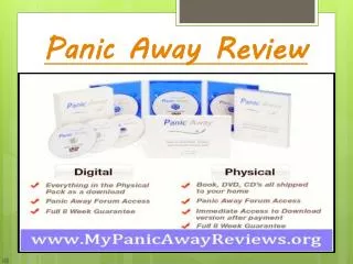 Panic Away Reviews 2014 – Experts Reviews For End Anxiety
