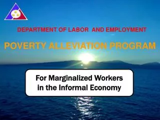 For Marginalized Workers in the Informal Economy