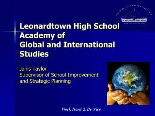 Leonardtown High School Academy of Global and International Studies
