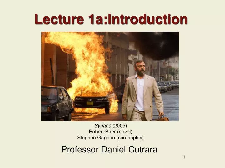 lecture 1a introduction