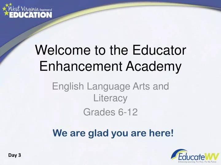 welcome to the educator enhancement academy