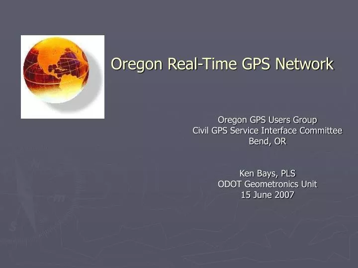 oregon real time gps network