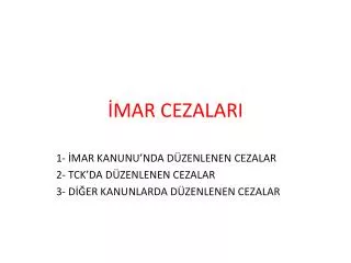 mar cezalari
