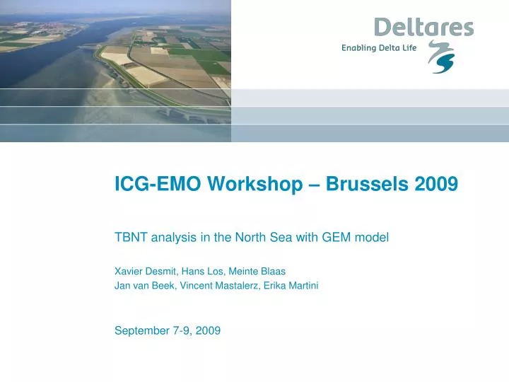 icg emo workshop brussels 2009