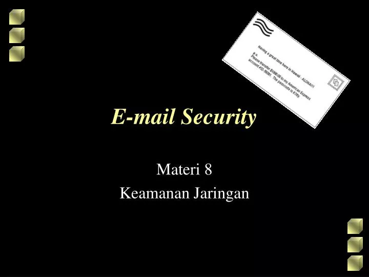 e mail security