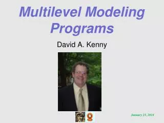 Multilevel Modeling Programs