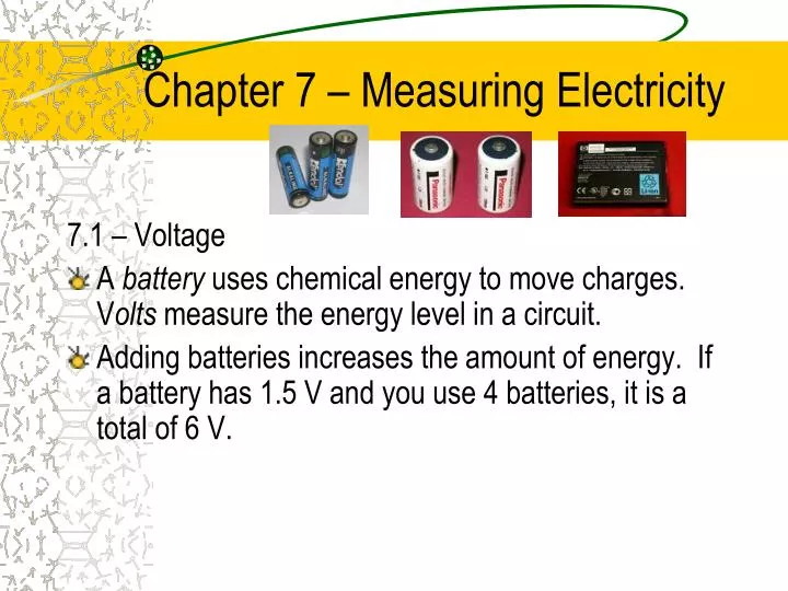 chapter 7 measuring electricity