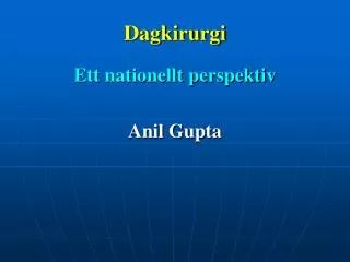 dagkirurgi