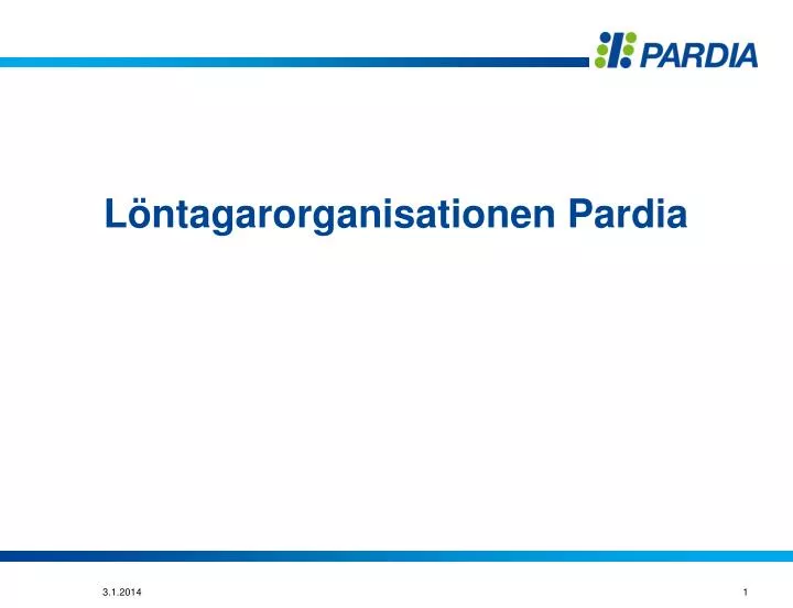 l ntagarorganisationen pardia