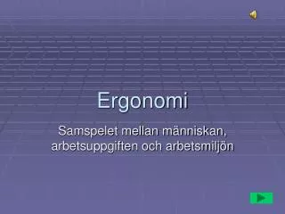 ergonomi