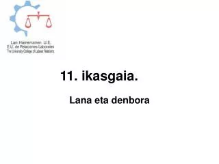 lana eta denbora