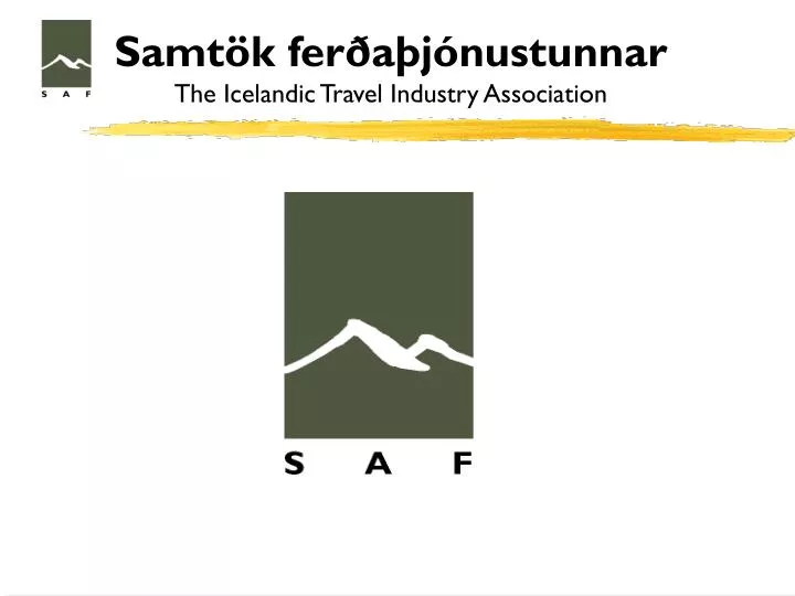 samt k fer a j nustunnar the icelandic travel industry association