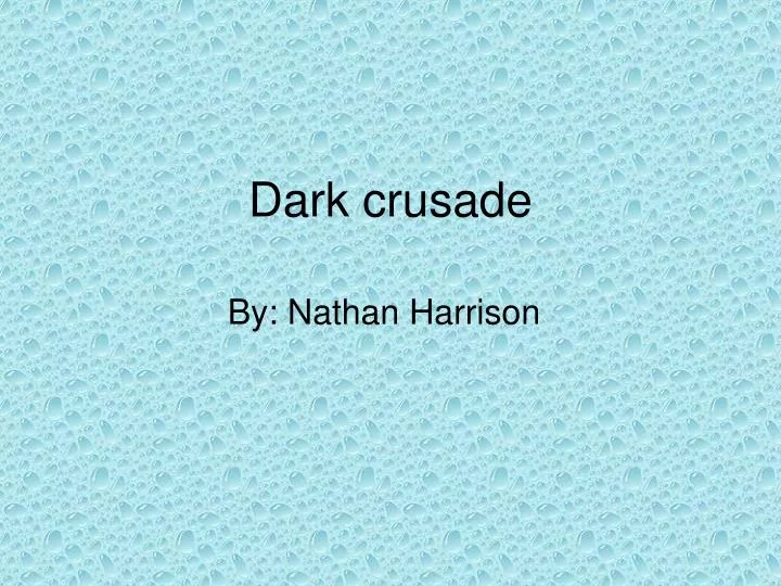 dark crusade