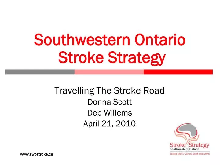 southwestern ontario stroke strategy