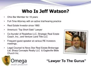 Who Is Jeff Watson?