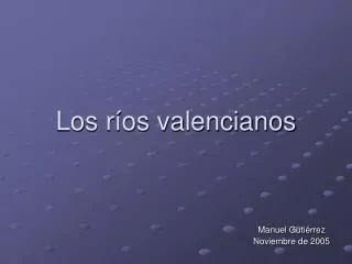 los r os valencianos