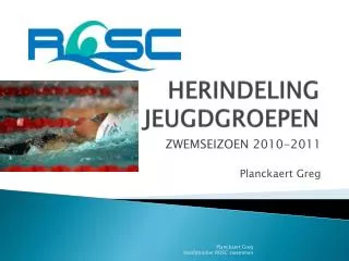 herindeling jeugdgroepen
