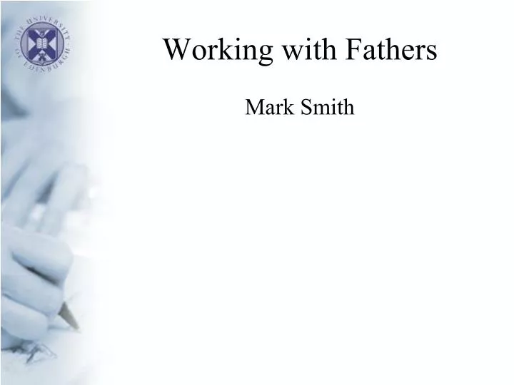 working with fathers