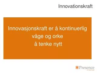 innovationskraft