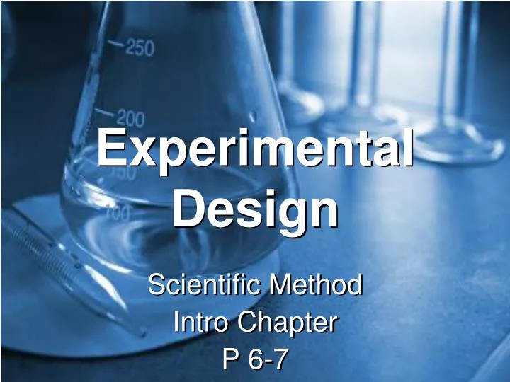 PPT - Experimental Design PowerPoint Presentation, free download - ID ...