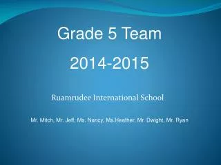 Ruamrudee International School