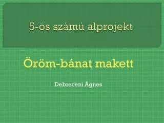 5 s sz m alprojekt