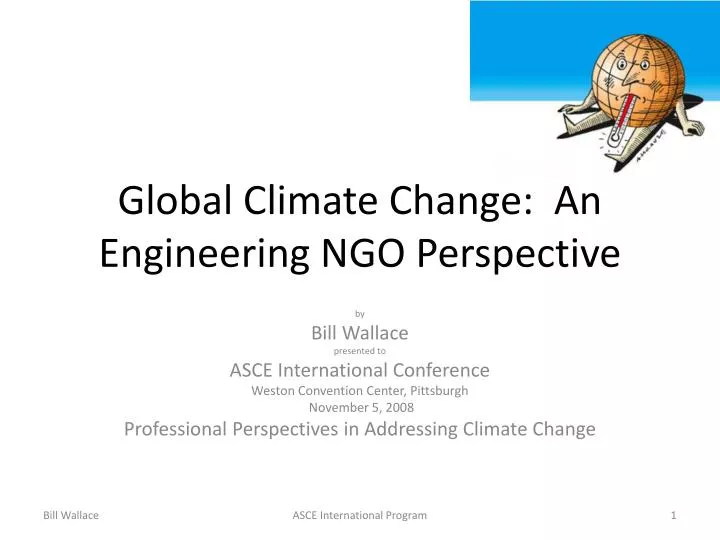 global climate change an engineering ngo perspective