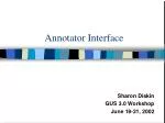 Annotator Interface - slide 1