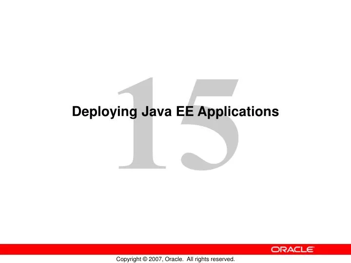 deploying java ee applications