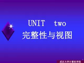 unit two