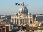 Il Vaticano - slide 1