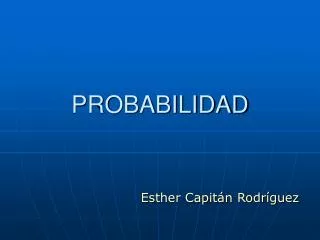 probabilidad