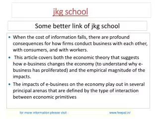 Laest news about jkg school