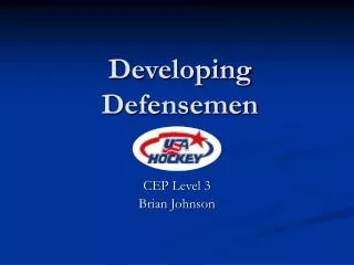 Developing Defensemen